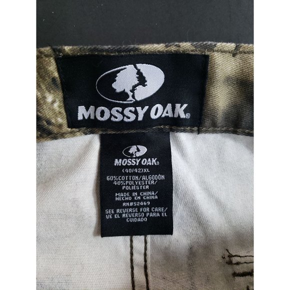 Mossy Oak Cargo Hunting Pants Men's Size XL (40-42) Breakup Camouflage - Picture 8 of 10